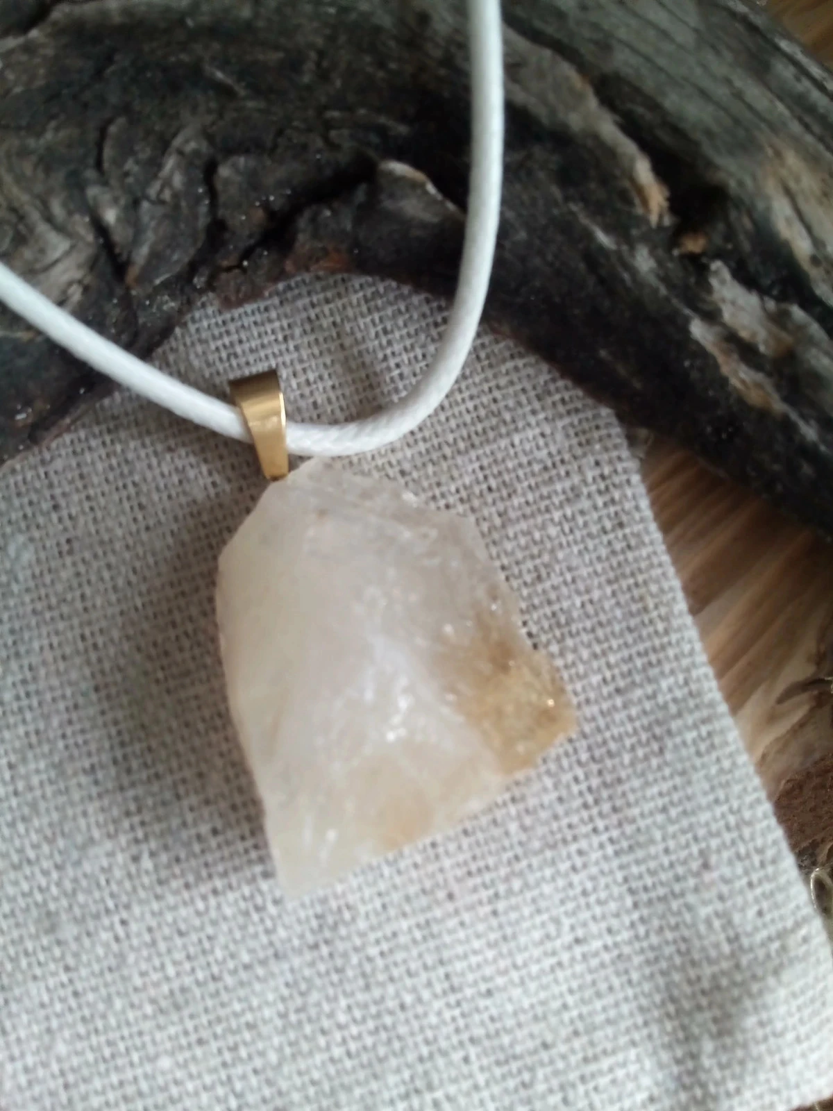 Collier geluk hanger citroen steen 💛. – photo 4